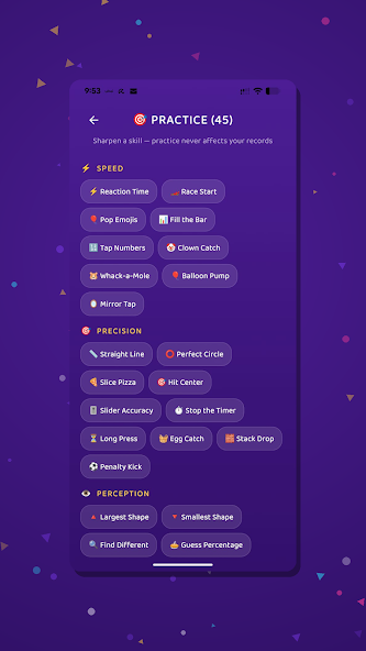 MicroClash mini-game selection